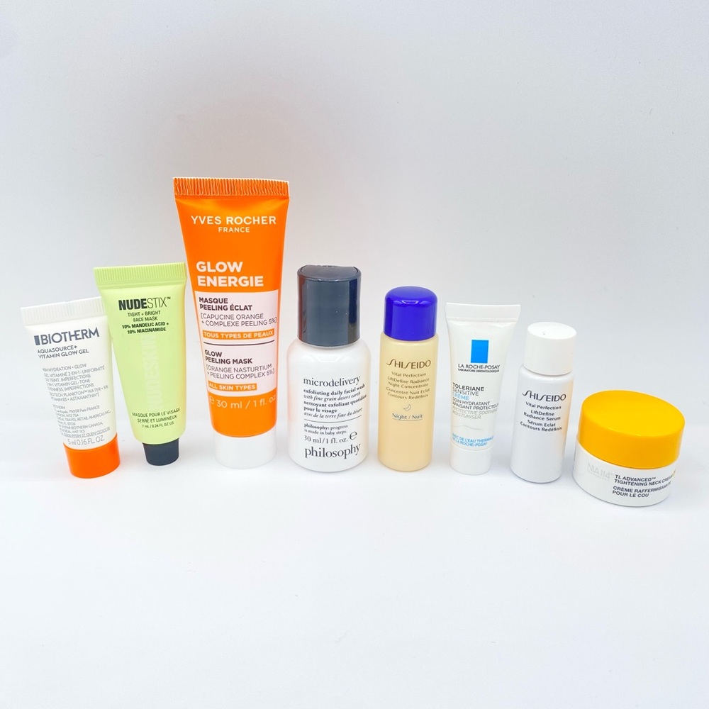 NEW 8 Assorted Travel Size Creams, Face Masks, Serum, & Face Wash La Roche Posay